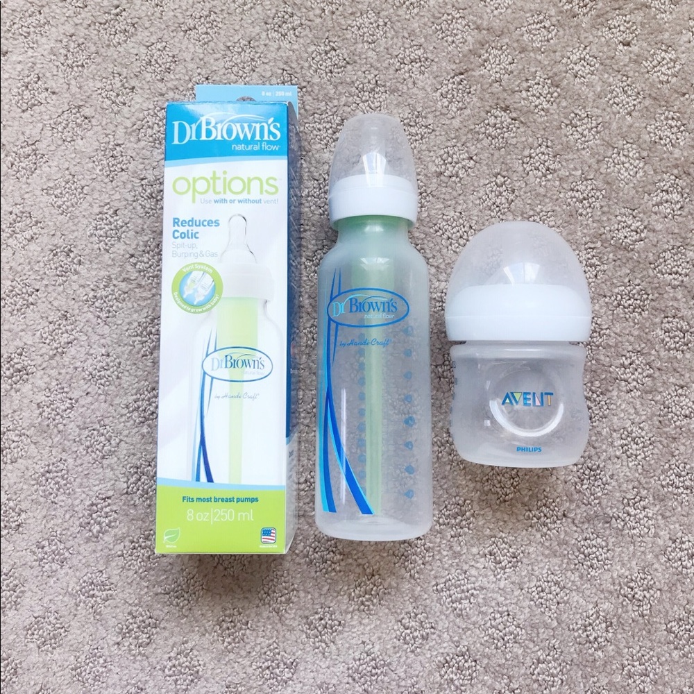 Dr Brown and Philip’s Avent Bottles